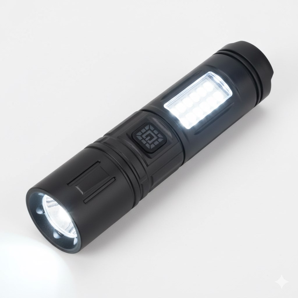 PANTHER PT-4228: Güçlü ve Çok Yönlü Şarj Edilebilir El Feneri