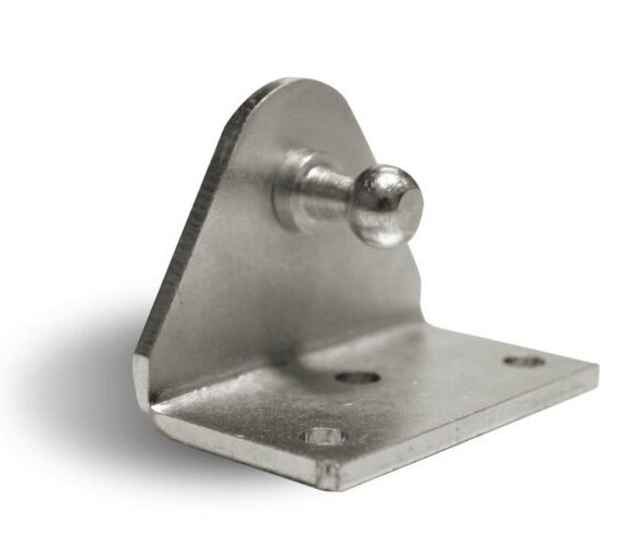 PASLANMAZ 316 GAZLI AMORTİSÖR BAĞLANTI BRAKETİ 90 DERECE İÇE DOĞRU