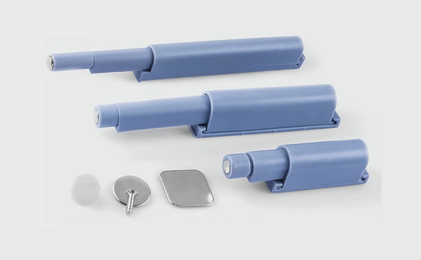 80 mm Mıknatıslı Kapak İtici – Ahşap Dolaplar İçin İtici ve Sabitleyici Mobilya Aksesuarı