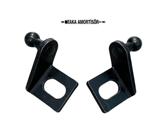 Gazlı Amortisör Montaj Braketi Küre 10 SİYAH KAPLAMA SAĞ SOL