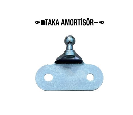 Gazlı Amortisör Montaj Braketi Küre 10 90 DERECE DIŞA DOĞRU