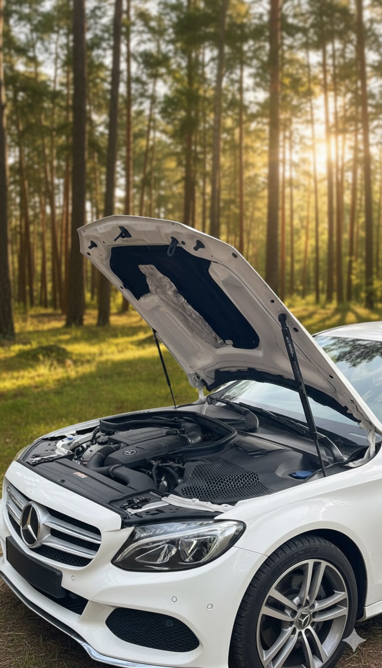 Kaput Amortisörü Mercedes C-Class W205 / S205 / C205 / A205 – 470 mm 220 N (OEM A2059800164) | SAĞ + SOL (2 Adet)