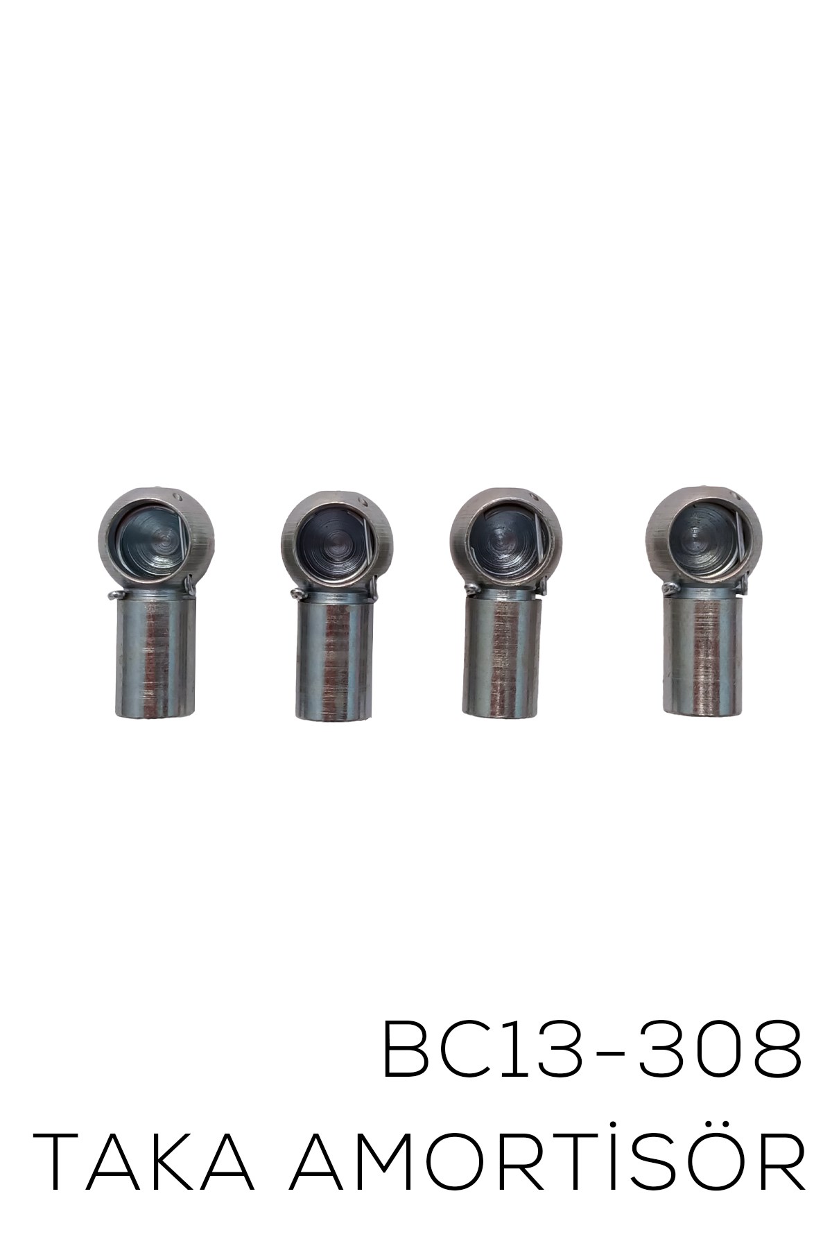 DİREKSİYON MAFSALI 4 adet M8 Metrik 8 Bağlantı Parçası Küre Çapı 13 Eksen 30