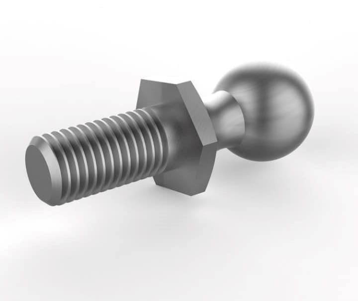 Gazlı Amortisör Başlığı Din 71803 Kürebaş 4 Adet M10 KÜRE16